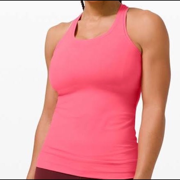 Cool Racerback Tank Top in Guava pink. Size 6 - Picture 1 of 3